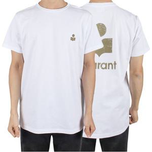 이자벨마랑 남성 자페르 반팔티 화이트카키 TS0047HA B1N19H KHWH