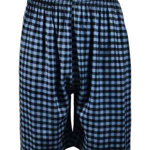 슬레진저 체크 남자 5부 파자마 팬츠 잠옷 편한 남성