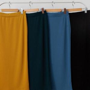 여성큰옷 골지 305E204S 롱스커트 빅사이즈 빅사이즈