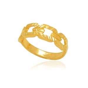 여자 순금 반지 7.5g [체인 사선컷]