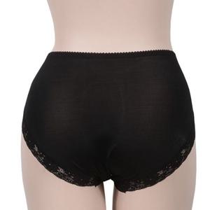 PT326 챠밍 호피 인견소재 무늬 삼각 레이스라인