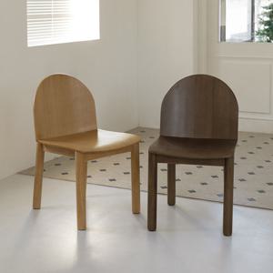 고트 식탁의자 원목 카페 체어 2colors