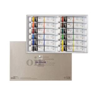 신한 유화물감 50ml 12색A 전문가용