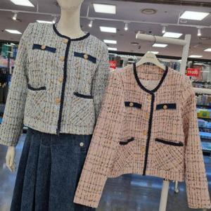 라티움 HC34 봄,가을투포켓펄감있는트위드자켓 T2513jk02