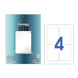 폼텍 방수라벨지 PP3118 4칸 10매x2개