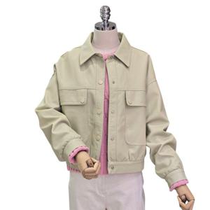 [포커스]양포켓 소프트레더 재킷 (FS5A3JK3063)