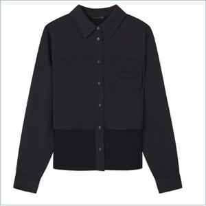 [씨]자수 포켓 레이어드 셔츠(SJBAI2412)