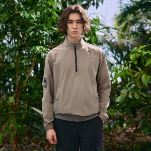 [챌린저] 남성 에어플로우 하이넥 우븐탑 카키베이지