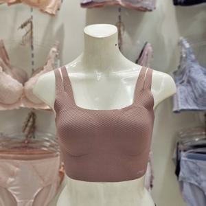 [트라이엄프] 슬로기 제로필 플로우 무봉제 심리스 탑 런닝 브라렛 SLDF88R405 H2