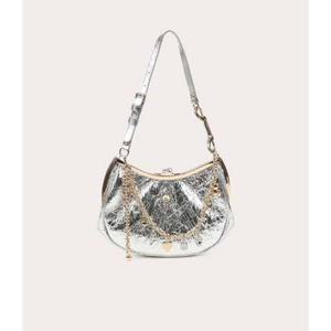 [공식] 비비안웨스트우드  메탈릭 크링클 참 프레임 숄더백(VPSCBA0004 09)