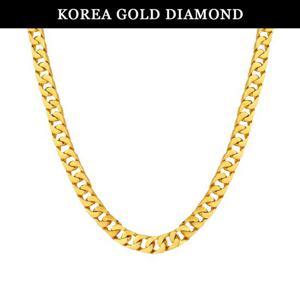 [한국금다이아몬드] 순금 체인 목걸이 24K 금목걸이 면 75g