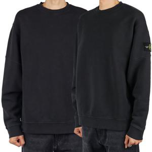 스톤아일랜드 남성 와펜 패치 맨투맨 블랙 K1S156100032 S0045 V0129