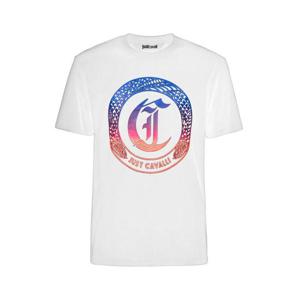 저스트까발리 반팔 티셔츠 76OAHG04 CJ318003 White