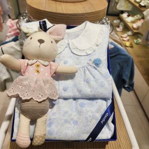 [압소바] (뱀띠,백일 돌선물)케피반소내의+제니막대딸랑이(A2B10313+AXA36502)