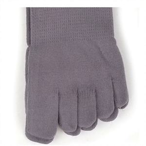 남자 장목 뒷꿈치있는 발가락 양말 기본 삭스 회색