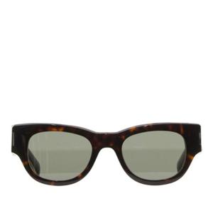 생로랑 토르토이즈쉘 프레임 그린 렌즈 선글라스736433 Y995623