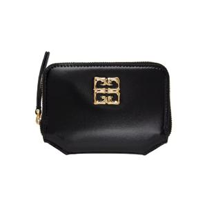 지방시 지갑 블랙 4G 리퀴드 지퍼 지갑 251278F040005