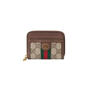 구찌 오피디아 GG 카드 케이스 지갑 베이지 에보니 658552-96IWG-8745