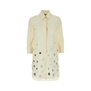 프라다 미디 원피스 P3M03RSOOO14I5 F0018 BEIGE O TAN