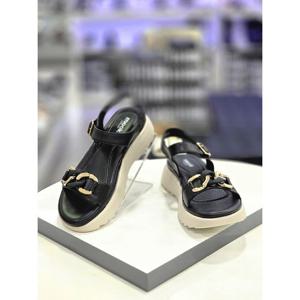 [무크]여성 골드장식 청키 통굽 샌들 5CM 516522513