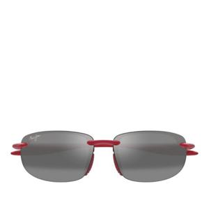 마우이짐 림리스 프레임 레드 템플 스포티 선글라스 MJ0677SA 0