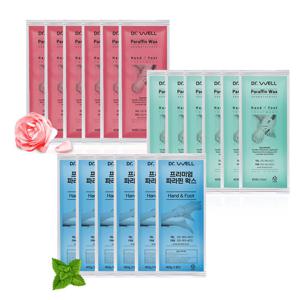 [닥터웰] 국산 고급 향기 파라핀왁스 6개 리필용 핑크