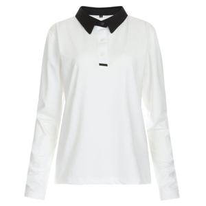 [샵앤]케인 베이직 골프 긴팔 카라티 NE-WSH-W515-화이트