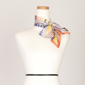 [샵앤]여성 중년 가을 키링 실크필링 고급 스카프 LMD-WSC-0374-