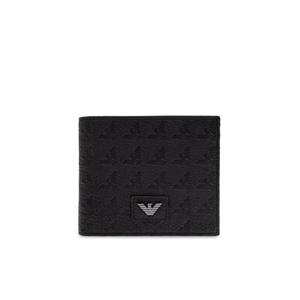 엠포리오 아르마니 로고 플라크 바이폴드 지갑 EM001741AF14774 UC001 TP936782110