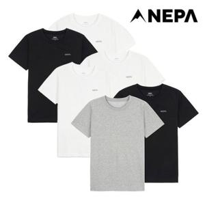 [네파] 7LG5361 공용 데일리팩 라운드 반팔 티셔츠(2PACK)