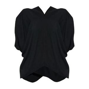 25 FW 메종마르지엘라 드레이프 V넥 블라우스 S52NF0015S43455 TP438810231