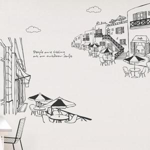 아트박스/꾸밈 im417-한가한노천카페에서쉬다_포인트스티커