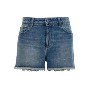 아미 파리스 미드라이즈 프린지 데님 미니 쇼츠 FSO104DE0001 480 TP934581765