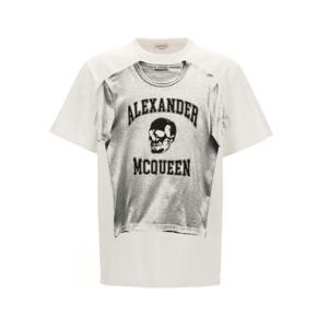 알렉산더 맥퀸 반팔 티셔츠 794604QTABP0909 Multicolor