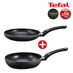 테팔 티타늄 래디언트 24cm 프라이팬+24cm 궁중팬 (2종)