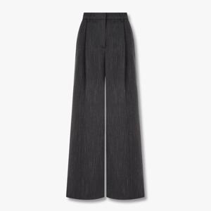 보브  (7155330002) 원 턱 플리츠 와이드 팬츠