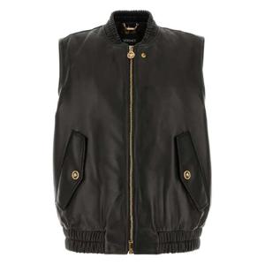 25 FW 베르사체 레더 집업 베스트 10207411A00713 TP440248848