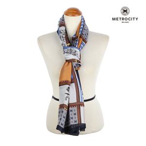 [메트로시티(스카프)]쿠오레 실크 롱 스카프 MSFS-4025