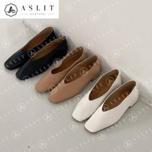 [애슬릿] 사각 스틸레토 데일리 베이직 여성 플랫 슈즈