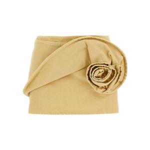 마그다뷰트림 숏 스커트 142525BEIGE YELLOW