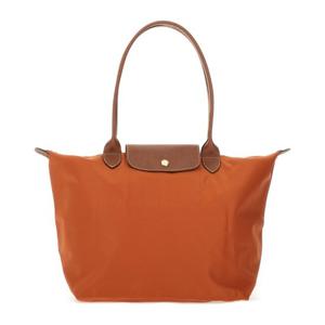 롱샴 오렌지 나일론 미디엄 토트백 1899 089P97