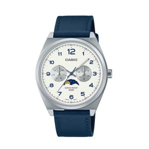 카시오 남성 가죽 손목 시계 문페이즈 MTP-M300L-7A