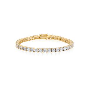 [티르리르]실버옐로우 테니스 팔찌 SBSSVG00512M-4-M