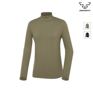 [다이나핏] (택가 89,000원) 다크올리브 여성 BLAST (블라스트) 하이넥 긴팔티 YWU23223K4
