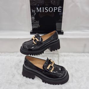 [미소페]By미소페 여성 데일리 청키솔 로퍼 112HH419IY011 BLACK