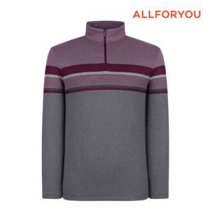 [올포유][올포유]남성 프린트 반집업 티셔츠 AGTHM9341-604