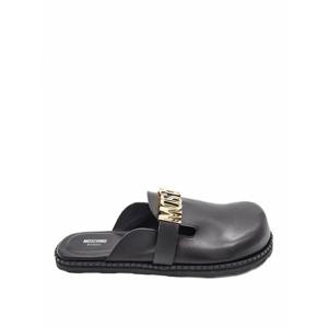 [MOSCHINO] 라프리마 남성 샌들 Ciabatta Chiusa 레터링 MB10162G0MGA0 블랙 /8