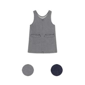 탑텐키즈 MKE3OO2111 여아 에코 데님 원피스