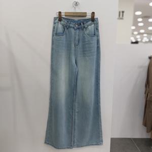 [아니베에프]A55DSL400 일자 세미와이드 데님팬츠