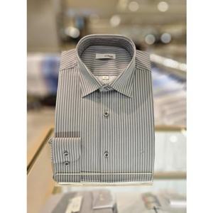 [듀퐁] (SE5FM11LS112SGY) 2025년FW 일반핏폴리레이온 스판 그레이스트라이프셔츠